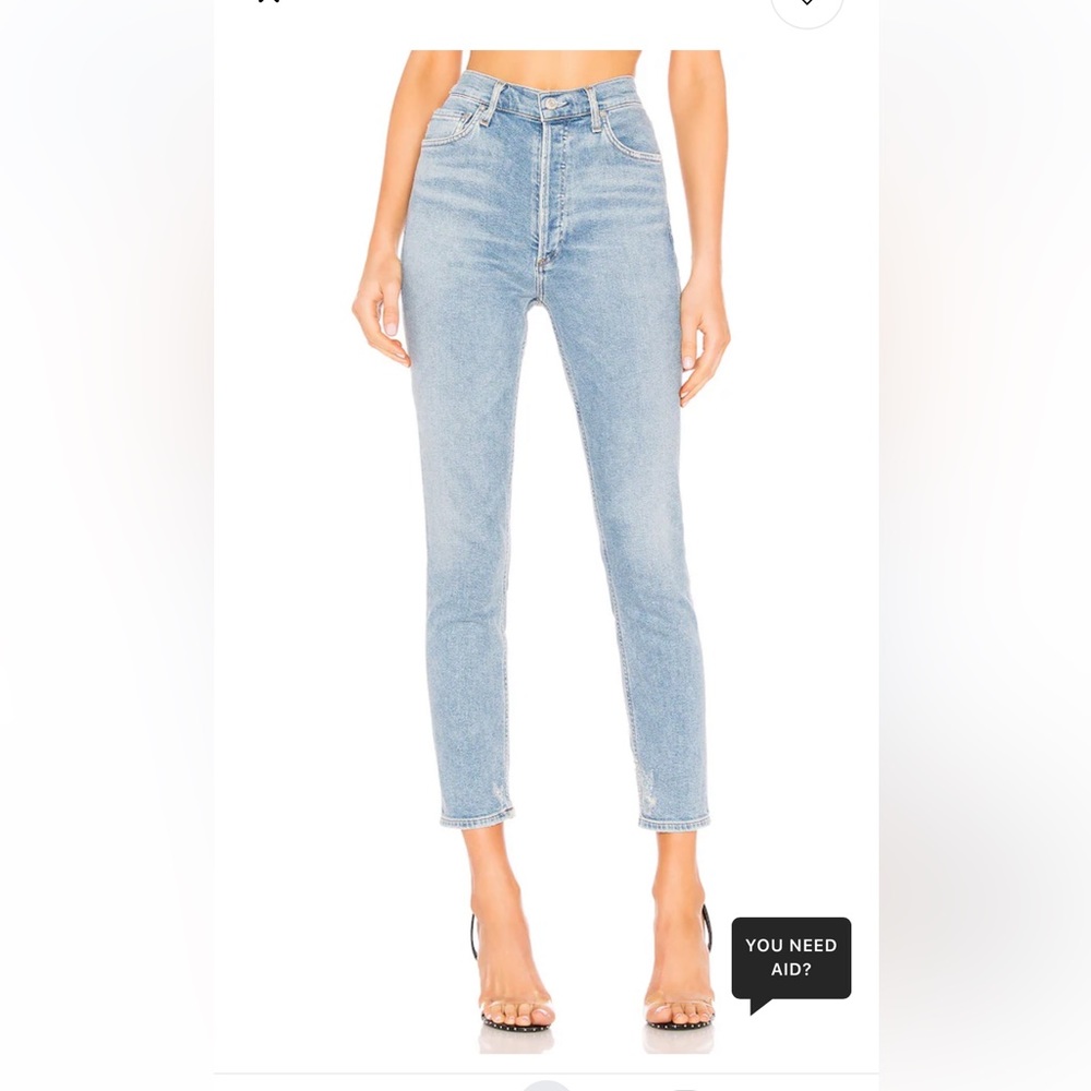 AGOLDE JEANS - NICO HIGH RISE SLIM FIT (STRETCH)